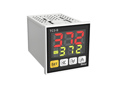 Controlador de temperatura PID de exibição dupla de 3 dígitos