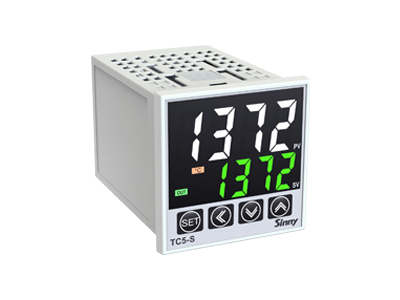 Controlador de temperatura PID com display LED branco